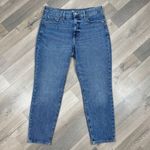 Old Navy OG Straight High Rise Ankle Jeans Blue 12 Mom Photo 6