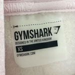 Gymshark  Women’s Extra Small Pink Raw Edge Cutout Hoodie Photo 1