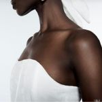 ZARA  embroidered corset top Photo 5