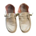 Hey Dude  Wendy Chambray White Nut Womens Shoes Size 8 Photo 2