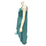 CCC Backless Teal SeaFoam High Flowy Midi Quick Dry Casual Dress Size Small Green Photo 2