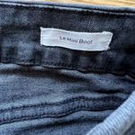 frame denim Frame Jeans Le Crop Mini Boot Cut Womens Size 26 High-Rise Stretch Black Raw Hem Photo 6