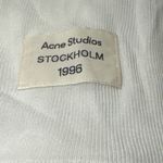 Acne Studios  Ermes Top in White & Navy Small New Womens Sleeveless Tank Photo 8