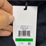 DKNY  boxy oversized button Down cropped black minimalist career ware office chic Photo 4