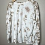 C&C California  Green/White Tie Dye Light Weight Long Sleeve Sweater Size Medium Photo 1