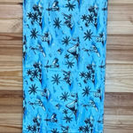 Sourpuss Halloween tiki Hawaiian shark beach theme Bad Girl Scarf / sash Blue Photo 0