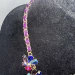 Betsey Johnson SPARKLING MULTICOLOR BEJEWELED FLORAL BUTTERFLY CHAIN NECKLACE Photo 1