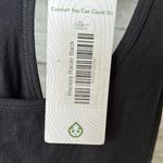 NWT Black Fitted racerback sleeveless bamboo Tank Top Photo 3