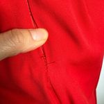 Fame and Partners red cut out deep V-neck strappy gown Photo 6