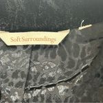 Soft Surroundings  Threads of Life Black Bolero Jacket Beaded Quilted Velvet Photo 9