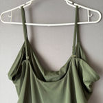 Madewell  sz 3X‎ olive green one piece Swimsuit Photo 7