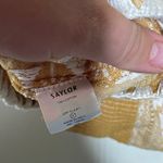 Saylor  gold mustard embroidery blouse top sz L Photo 4