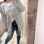 None Gray Button-Up knit Cardigan size 3X Photo 1