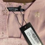 Nasty Gal NWT Y2K Metallic Star Print Cami Swing Dress ~ Size 6 ππ Photo 6
