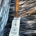 Ideology  Running Turtleneck Long Sleeve Pullover in Marl Marble Blue Medium Photo 3