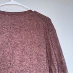 Madewell Kent Cardigan Long Sweater in Coziest Yarn Purple Pink Womens Size S Photo 6
