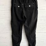 White House | Black Market Black Linen Cargo Pants Photo 4