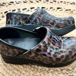 Dansko  Big Cat Multi Professional Clogs 37 patent cheetah rainbow Photo 0