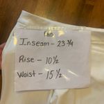 Cato NWT Stretch Pants Small Petite White Mid-Rise Slim Poly / Spandex classic Photo 3