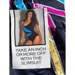 Vintage 80s Carol Wior NWT Slimsuit One Piece Swimsuit 10 P Underwire Adjustable Black Size 10P Photo 3