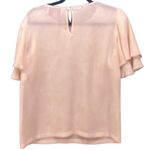 Emanuel Ungaro Womens Blouse‎ Size 6 Business Office Casual Ruffle Career Work Tan Photo 1