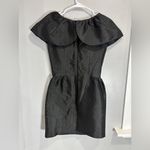 Reiss  UK 6 US 2 Party Dress Boho Festival Chic Party Black  Metallic Boatneck Photo 9