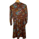 ZARA  NEW WOMAN MIDI‎ FLORAL PRINT DRESS WITH BOW V-NECK Photo 4