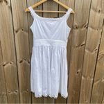 Alex Marie White Eyelet Lace Coquette Cotton Dress Photo 6