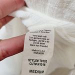 Cal Style white rayon blend guaze off shoulder blouse size medium Photo 6