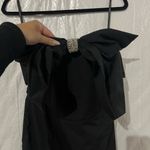 More To Come Black Sleeveless Bow Mini Dress Size XL Photo 1