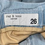 Rag and Bone  Denim Women’s Size 26 Light Blue Wash Cotton Linen Jean Shorts Photo 5