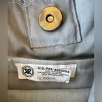 Vintage Boho Black and Taupe Tan Striped Crochet Woven Shoulder Crossbody Bag Photo 4