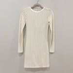Princess Polly NWT White Gold Knit Backless Dress Size M/L Photo 2
