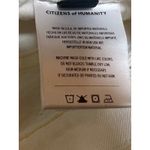 Citizens of Humanity  Florence Wide High Rise Straight Jeans White Raw Hem 26 COH Photo 4