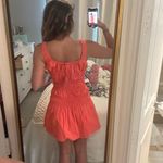 Majorelle : Vanna mini dress in coral Photo 1