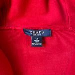 CHAPS Women's Red Knit Button Down Coat Plus Size 1X Photo 1