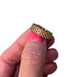 Shashi Linked Band Ring Gold Womens Size 6 Photo 1