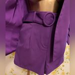 Boutique NWT Two piece dressy Short and blazer set purple size M Photo 4