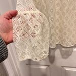 The Limited  Women's Lace Bell Sleeve Blouse‎ Top Women’s Size Large Cream Bridal Photo 2