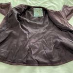 Anthropologie Tabitha Foliage Finder Purple Jacket Size 6 Photo 6