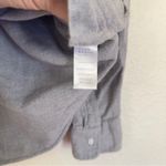 Frank & Eileen  Button Down Shirt Gray Womens Cotton Tailored Italy Photo 3