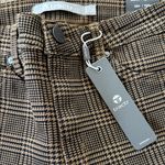 Tractr Brown Plaid Cropped Pants Size 2 Photo 2