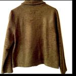 Koret Dark Green Embroidered Floral cardigan, jacket, Zipp front sz L Size L Photo 1