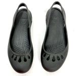 Crocs Slingback Ballet Flats Black Slip On Taylor Sz 8 Casual Dressy Shoes Photo 0