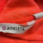 Athleta Women's Tranquility Pullover Hoodie Ember Coral Orange Space Dye Size M Photo 10