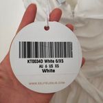 Selfie Leslie  Whimsy Ruffle Shoulder Dress – White Soft-Girl Bridalcore Mini XS Photo 7