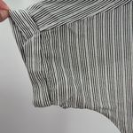 Sanctuary  Black White Striped Mini button front shirt Dress S neutral casual Photo 6