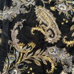 Xhilaration Black Paisley Joggers, Size Medium Photo 1