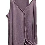 All in Favor ALL IN‎ FAVOR Side Tie Tank Top Lavender Large Photo 0