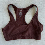 Mate the Label MATE Brown Sports Bra, Size Medium Photo 0